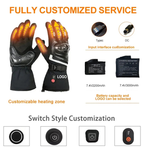 Producto Popular Guantes Interiores <span class=keywords><strong>Calefactables</strong></span> para Motocicleta Color Negro 7.4V Batería Recargable Guantes Eléctricos <span class=keywords><strong>Calefactables</strong></span> para Hombre - Product Image 6