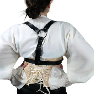 SM Bondage Lingerie cuir lié Corset adulte jeu jouets sexuels retenue corps harnais Bondage vêtements jouets sexuels pour Moman et hommes - Product Image 4