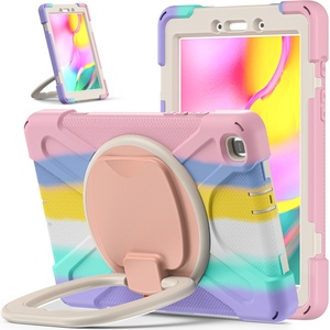 Étui robuste pour tablette Samsung <span class=keywords><strong>Galaxy</strong></span> <span class=keywords><strong>Tab</strong></span> Active 5 2024/Active 3 2020 <span class=keywords><strong>8</strong></span> <span class=keywords><strong>pouces</strong></span> avec poignée de support 360 dragonne <span class=keywords><strong>housse</strong></span> de protection - Product Image 5