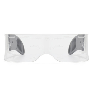 Cyberpunk Style LED Glasses <b>Black</b> <b>Frame</b> Acrylic Lens Glowing Disco Party Props Unisex Fashionable Outfits Halloween - Product Image 4
