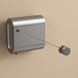 Nuovo <span class=keywords><strong>Stendibiancheria</strong></span> Retrattile da Parete in Acciaio Inox da 4,2 m con Filo <span class=keywords><strong>per</strong></span> Bucato e Grucce <span class=keywords><strong>per</strong></span> Balcone - Product Image 1