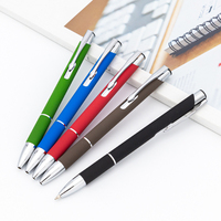 Vente chaude Logo personnalisé Nouveau stylo à bille Click avec une largeur d'écriture de 1.0mm Caractéristiques en métal et en aluminium de haute qualité Clip de fil