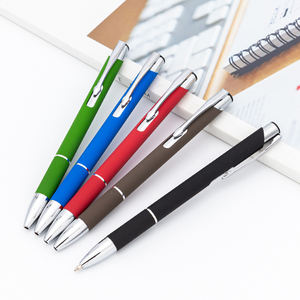 Vente chaude Logo personnalisé Nouveau stylo à bille Click avec une largeur d'écriture <span class=keywords><strong>de</strong></span> 1.0mm Caractéristiques <span class=keywords><strong>en</strong></span> métal et <span class=keywords><strong>en</strong></span> aluminium <span class=keywords><strong>de</strong></span> haute qualité Clip <span class=keywords><strong>de</strong></span> fil - Product Image 5
