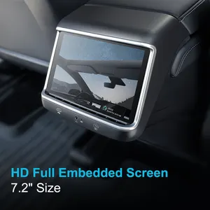 2023 Model 3 Y 7.2 için "arka koltuk eğlence dokunmatik ekran klima kontrol Carplay ekran Model 3 Bodykit için