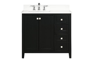 American Free Spare Parts Modern Black <b>Bathroom</b> <b>Vanity</b> - Product Image 2
