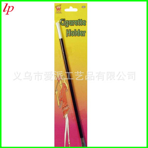 LPP6029 Black <b>Plastic</b> Cigarette Holder 34cm Halloween Costume Prop Smoking <b>Rod</b> Unisex - Product Image 2