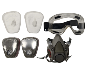 <span class=keywords><strong>Masque</strong></span> à gaz demi-visage pour la peinture au pistolet, la protection contre les pesticides, les produits chimiques et le formaldéhyde pour les modèles - Product Image 6