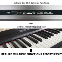 Beisite Hot Sell Musical Instruments Weighted Key Electronic Upright Piano Digital Keyboard Piano Portable 88 Keys Digital Piano