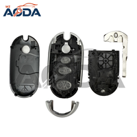 Coque de clé de voiture à 3 boutons en gros, remplacement de coque de clé de véhicule pour Mercedes Benz