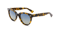 Lunettes de soleil polarisées œil-de-chat à monture fine en acétate, style luxueux hautement sophistiqué, avec logo personnalisé