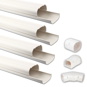 YOD HVAC Fabrikpreis Werkzeuge Lüftungsgitter Zentrale Klimaanlagen Mini-Split-Leitungssatz Kanallose Schlanke Kanalabdeckungen Verkabelung - Product Image 6