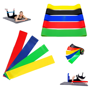 สายรัดออกกำลังกายแบบกว้างพิเศษ Yx Extra Wide Tpe Fabric Heavy Resistance Bands สำหรับการออกกำลังกายกล้ามเนื้อก้น กายภาพบำบัด โยคะ และการบริหารกล้ามเนื้อขา - Product Image 1