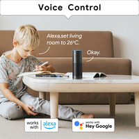 Calefacción por suelo radiante de agua, control de termostato de habitación WiFi, actuadores térmicos electrónicos y válvulas motorizadas para calefacción hidráulica