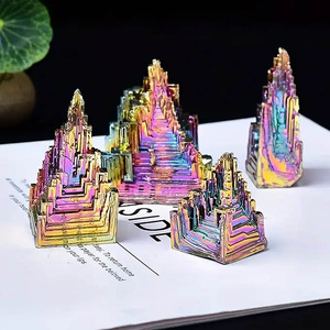 Pierres <span class=keywords><strong>de</strong></span> guérison naturelles en gros, pyramide <span class=keywords><strong>de</strong></span> <span class=keywords><strong>bismuth</strong></span> fantaisie, minerai <span class=keywords><strong>de</strong></span> <span class=keywords><strong>bismuth</strong></span> - Product Image 3