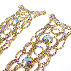 2024 nuovo Design per cucire Patch <span class=keywords><strong>Applique</strong></span> in strass per carnevale fascia da <span class=keywords><strong>braccio</strong></span> artigianale - Product Image 3