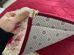 Tapis de prière en éponge gaufré, forme spéciale, tapis de prière musulman en éponge, Sajadah de haute qualité, tapis de prière pour la prière - Product Image 4