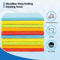 Serviette de nettoyage en microfibre super absorbante, torchon à vaisselle, serviette de nettoyage en microfibre pour voiture