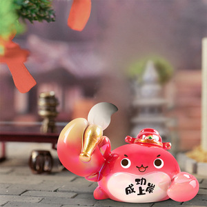 Figura Decorativa de Cangrejo de la Suerte Yu Mo Craft, Adorno de Escritorio, Regalo de Cumpleaños para Niños, Juguete de Moda al por Mayor - Product Image 3