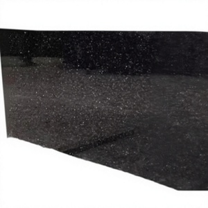Grandes dalles de granit Galaxy noir poli, surface antique, modernes, avec scintillement doré, haute résistance, pour comptoirs d'hôtels et villas, origine Inde - Product Image 1
