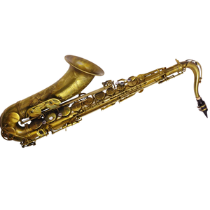 Saxofón Tenor Profesional con Cuerpo de Latón Tallado a Mano, Acabado Lacado en Oro, Superficie de Cobre Puro, Fácil Instalación - Product Image 1