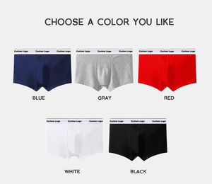 <span class=keywords><strong>Boxer</strong></span> da Uomo di Alta Qualità, Slip Classici in Cotone Elasticizzato, <span class=keywords><strong>Boxer</strong></span> con Apertura Frontale, Asciugatura Rapida, Intimo Maschile - Product Image 2