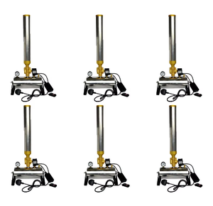 Pistolas de serpentina de control remoto, máquina de cañón, efecto especial de escenario, máquina de confeti <span class=keywords><strong>arco</strong></span>íris para juego de fútbol, boda - Product Image 5