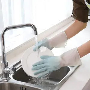 Оптовая продажа, кухонные защитные перчатки для мытья посуды