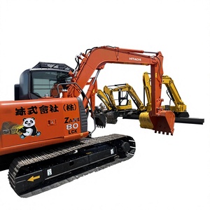 Excavatrices originales japonaises Hitachi ZAXIS 80, mini-excavatrices Hitachi 25 30 35 55 60 80 |   Mini-excavatrices sur chenilles de 8 tonnes | Certifié CE - Product Image 1