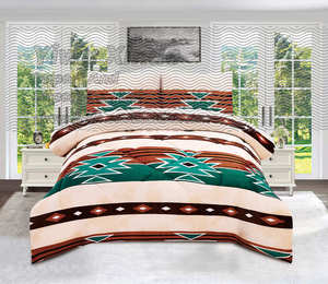 Set Copripiumino BORREGO 3 Pezzi Cal <span class=keywords><strong>King</strong></span> Pronto per la Spedizione, Caldo e Lussuoso, Stampato, Spesso, per Letto <span class=keywords><strong>King</strong></span> Size, Ideale per l'Inverno - Product Image 5