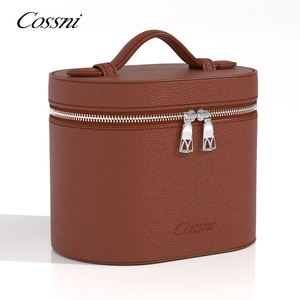 Sac <span class=keywords><strong>de</strong></span> <span class=keywords><strong>toilette</strong></span> <span class=keywords><strong>de</strong></span> luxe COSSNI avec logo personnalisé en cuir véritable, grande capacité, organiseur <span class=keywords><strong>de</strong></span> maquillage <span class=keywords><strong>de</strong></span> voyage, <span class=keywords><strong>trousse</strong></span> <span class=keywords><strong>de</strong></span> <span class=keywords><strong>toilette</strong></span> pour femmes - Product Image 2
