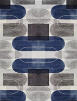Großhandel Luxus-Schlingenfell-Teppichrollen, Wendbar, Schmutzabweisend, Rutschfest, Waschbar, Antistatisch, Umweltfreundlich, Geometrisch, Modern, 4m