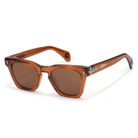 Lunettes de soleil tendance de marque, monture UV400, lunettes de soleil de luxe, marque de haute qualité, lunettes de soleil en acétate, Jmm Rawlins