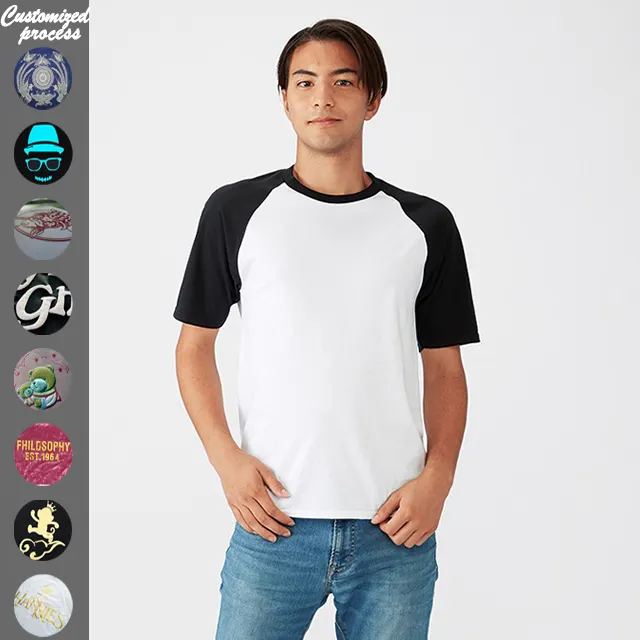 Soft Touch Modal Raglan Sleeves Blank Sublimation T Shirt