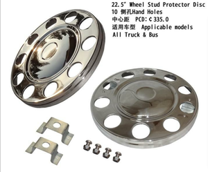 Housse de <span class=keywords><strong>roue</strong></span> centrale en acier inoxydable 22.5, accessoires extérieurs pour bus - Product Image 2