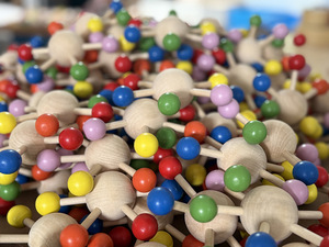 ของเล่นไม้สำหรับการศึกษาชั้นนำที่หมุนด้วยแสงแดดบรรเทาความเครียดบนโต๊ะแสนสนุก - Product Image 2