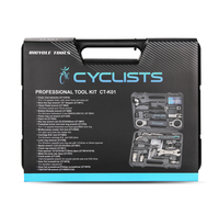 Alat Perbaikan Sepeda Profesional Cyclists 18 1, Peralatan Perbaikan Ban & Rantai MTB Multifungsi, Kunci Spoke, Obeng Hex, Alloy Premium