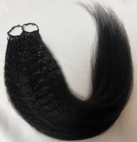Extensions de cheveux humains tressés au crochet Kinky Straight, sans nœuds, invisibles, pré-séparées, cheveux humains vietnamiens
