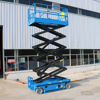 Plateforme élévatrice à ciseaux électrique hydraulique 6m 8m 10m 12m 14m, capacité 100kg 300kg