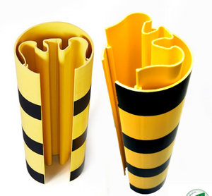 Rack Protector Rack Post Columna Protector Racking System Plástico Caucho Vertical Guardia - Product Image 2