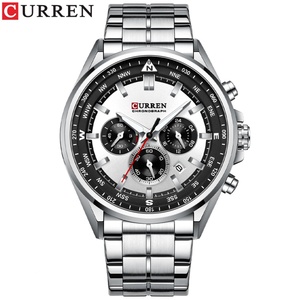 Relogio CURREN 8399 Fashion Men Business Wristwatches Male Chronograph Quartz <b>Clock</b> with Luminous <b>Hands</b> - Product Image 5