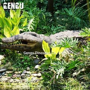 Высокая имитация дистанционного управления крокодил в натуральную величину модель зоопарка для использования в жилых помещениях - Product Image 2