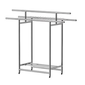 <span class=keywords><strong>Appendiabiti</strong></span> Mobile Retrattile Robusto con Ruote, in Acciaio Inossidabile, Pieghevole, Stendibiancheria <span class=keywords><strong>per</strong></span> <span class=keywords><strong>Camera</strong></span> <span class=keywords><strong>da</strong></span> <span class=keywords><strong>Letto</strong></span> - Product Image 4