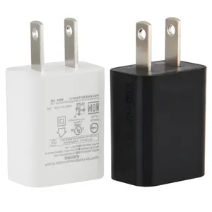 Abd Plug 5W USB seyahat güç adaptörü 5V 1A duvar şarj iPhone Android cep telefonları için şarj