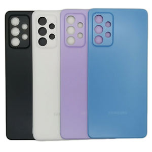 Cover Posteriore per Galaxy A72 5G 2021 A726B Nero, Scocca Sostitutiva in Materiale ABS - Product Image 1
