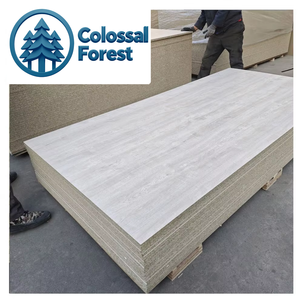 18mm 3/4&quot; Block Board HDF White Melamine <strong>Chipboard</strong> Sheets Flakeboards MFC Particleboard - Product Image 5