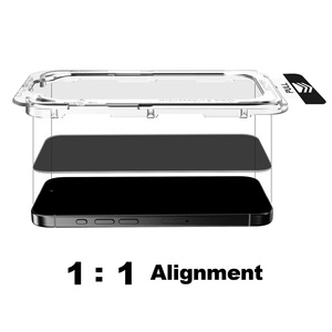 ฟิล์มกระจกนิรภัยป้องกันการมองเห็นสำหรับ <span class=keywords><strong>iPhone</strong></span> 16 พร้อมคุณสมบัติป้องกันรอยขีดข่วน ป้องกันการตกกระแทก ป้องกันแสงสะท้อน และออกแบบให้เข้ากับเคสได้ - Product Image 2