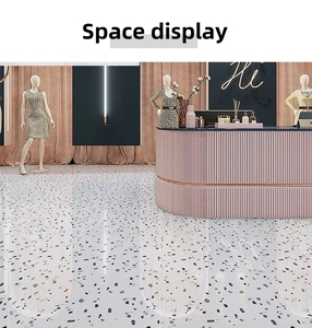 Modernas Baldosas de Cerámica Brillante Tipo <span class=keywords><strong>Terrazo</strong></span> 600x1200 para Restaurantes y Espacios Comerciales, Baldosas de Cerámica Nórdicas para Baños, Ladrillo Refractario - Product Image 5