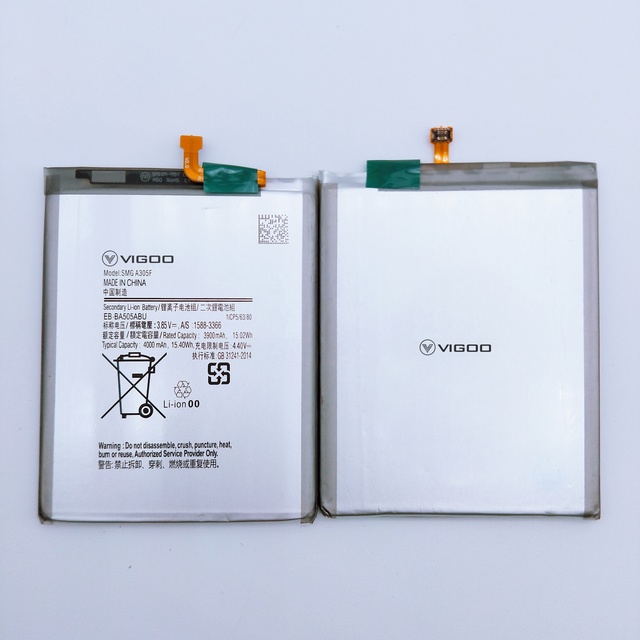 EB-BA505ABU Battery for Samsung Galaxy A50 A30 A20 A30s SM-A505F A305F A205F 4000mAh Replacement Li-ion Phone Battery Stock