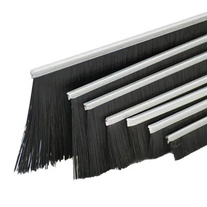 Aluminum Alloy Strip Brush Nylon Bristle Industrial Grade Dustproof Door <b>Window</b> <b>Sealing</b> Brush 1.5mm Thickness Durable - Product Image 5
