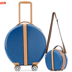 18-inch Red Black Abs+pc Ins <strong>Hot</strong> Travel Luggage Bag Set Modern Cartoon Lady Trolley Suitcase <strong>Carry</strong>-on For Cosmetics Makeup <strong>Case</strong> - Product Image 4